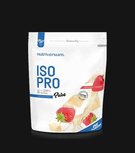 Nutriversum ISO PRO Pure Whey Protein – White Chocolate Strawberry – 2kg