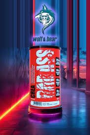 BADASS Pre-Workout by Wolf & Bear – Extreme Energy, Zero Sugar