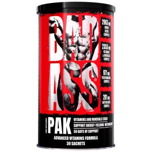 BAD ASS PAK – Advanced Multivitamin & Mineral Pack – 30 Sachets – Energy, Immunity & Recovery Support